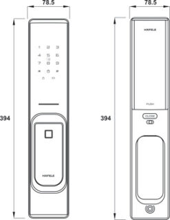 Hafele PP8100 Push-Pull Digital Door Lock